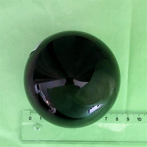 Obsidian Sort Kugle 8 cm